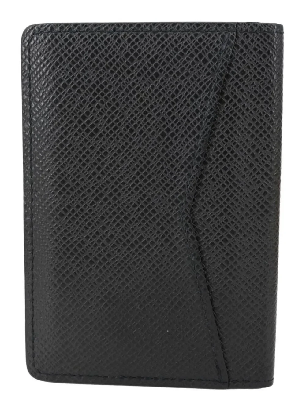 Louis Vuitton  Taiga Leather Bifold Wallet Black